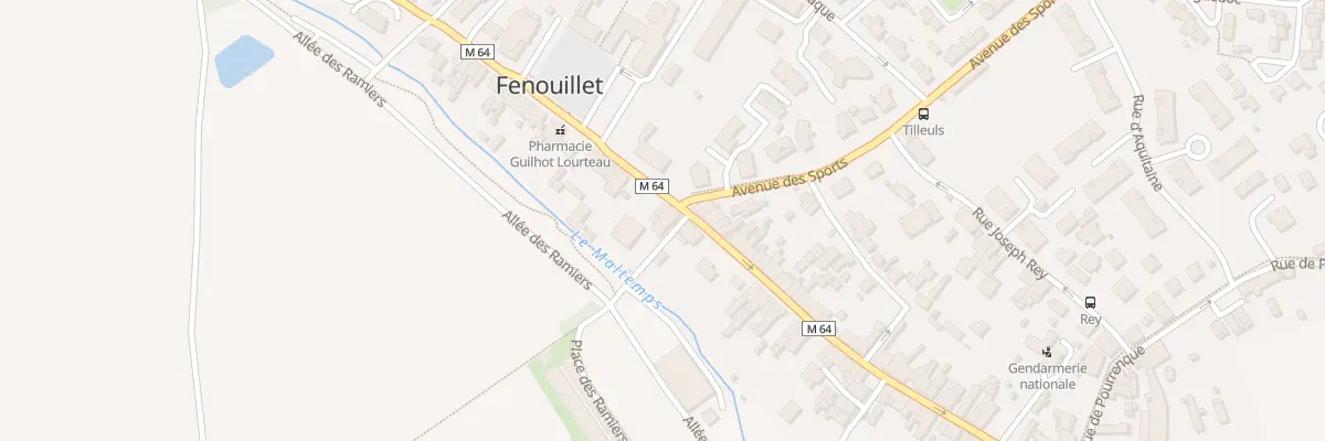 Plan du 1 Rue du Onze Novembre à Fenouillet