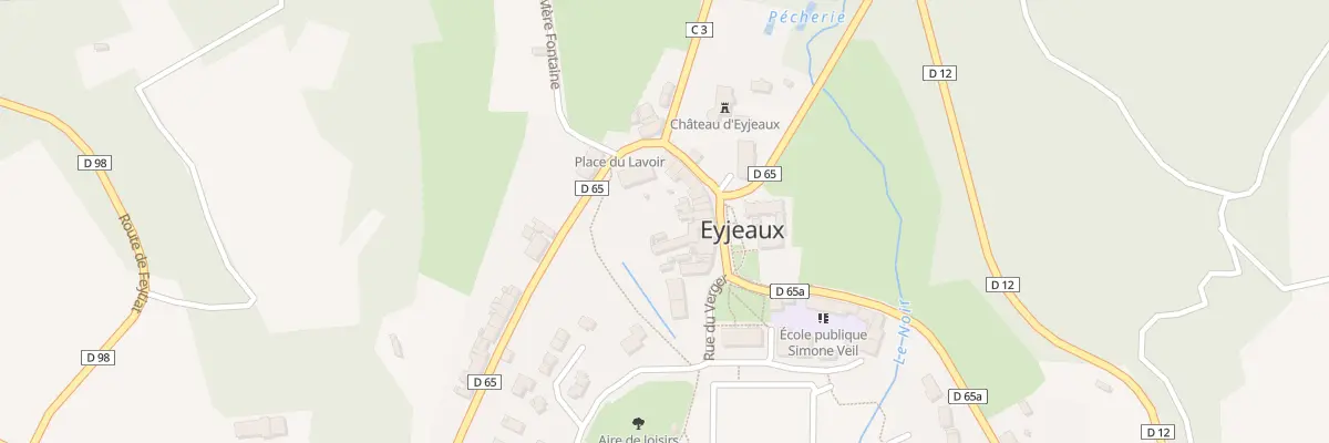 Plan du 16 Pl de l’Eglise à Eyjeaux