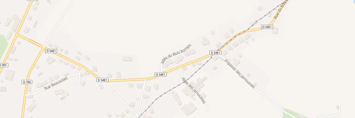 Plan du 29 Rue du Bois Rompu à Arnac-Pompadour