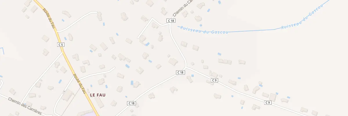 Plan du 45 Che de Carreyrat à Montauban