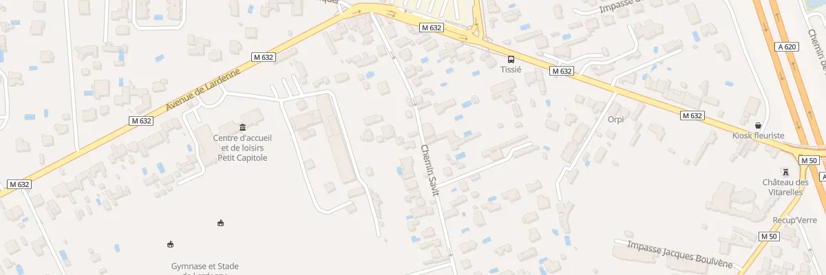 Plan du 65 Che Savit à Toulouse