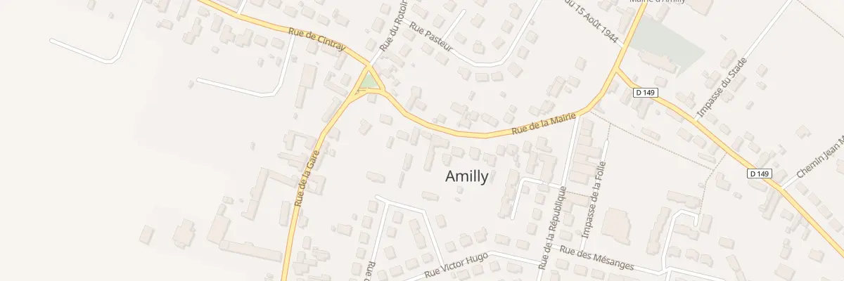 Plan du 8 Rue de la Mairie à Amilly
