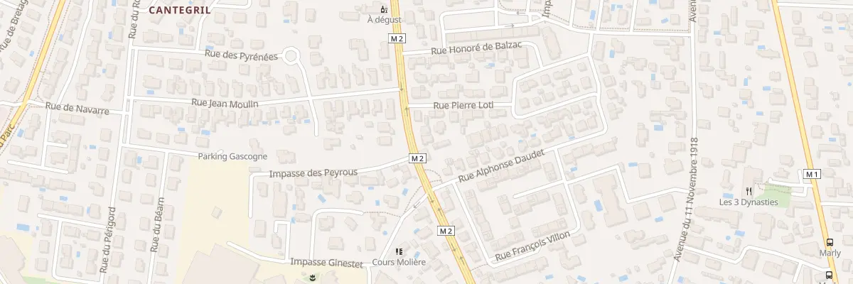 Plan du 36 Rte de Grenade à Blagnac