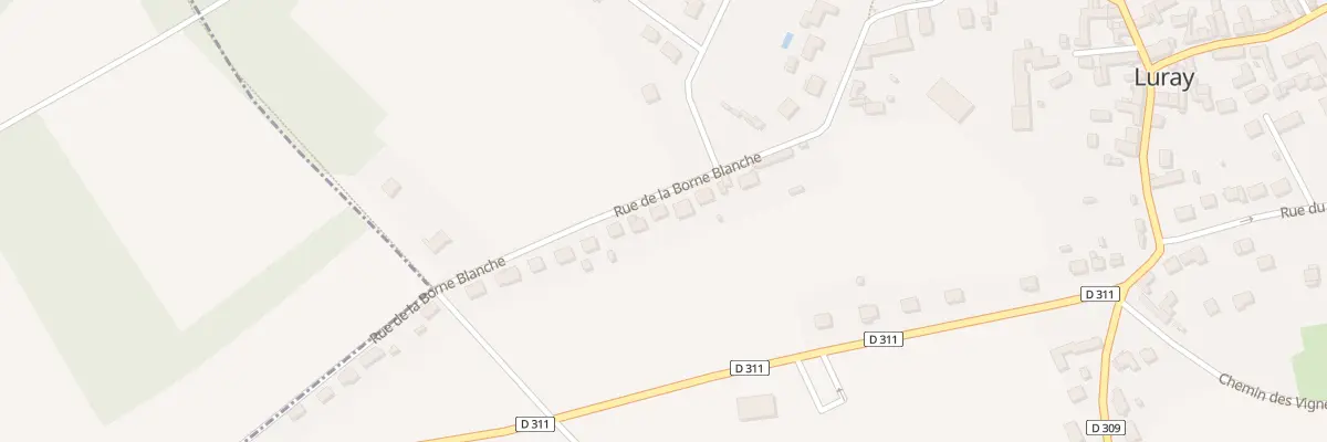 Plan du 19 Rue de la Borne Blanche à Luray