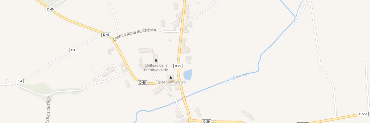 Plan du 5009 Rte de Saint Gaultier à Luzeret