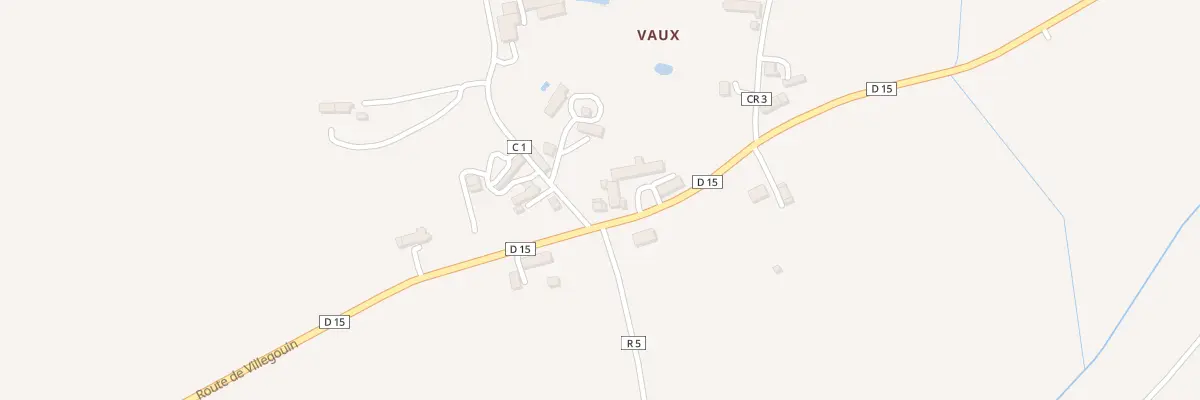Plan du 5332 Vaux à Pellevoisin