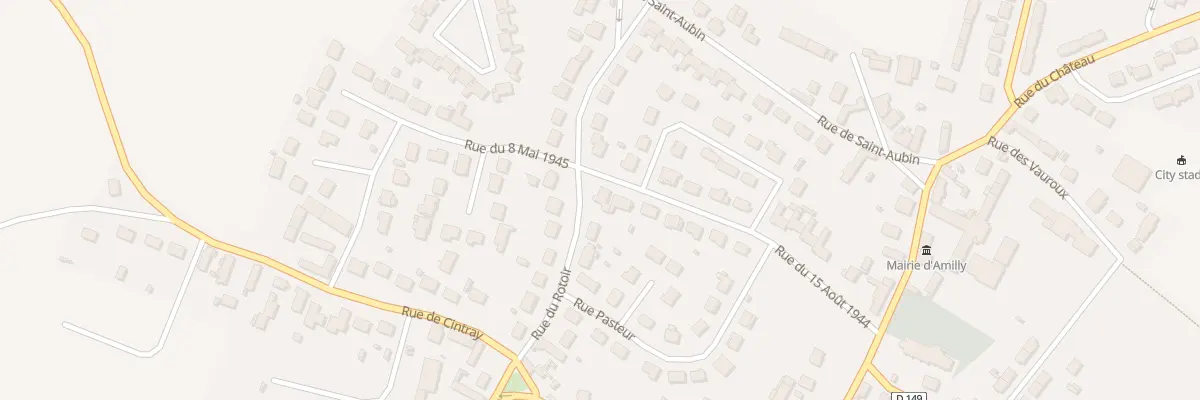 Plan du 12 Rue du Rotoir à Amilly