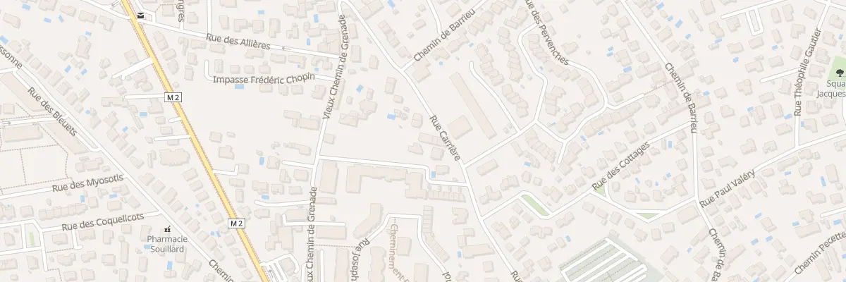 Plan du 39 Rue Carrière à Blagnac