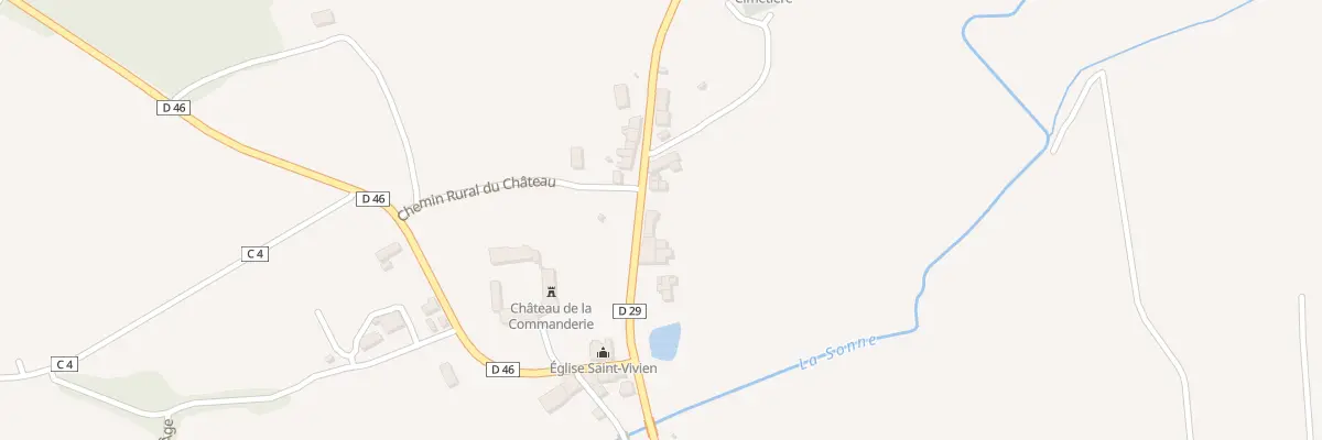 Plan du 6 Rte de Saint Gaultier à Luzeret