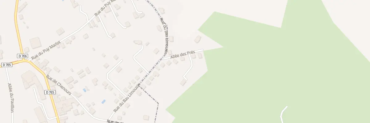 Plan du 6 All des Près à Beyssac
