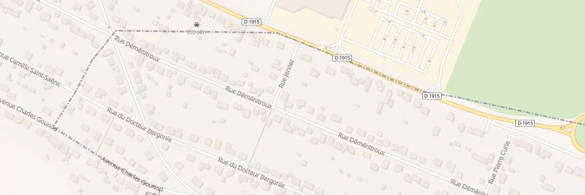 Plan du 82 Rue Déménitroux à Eu