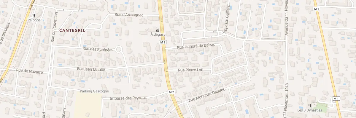 Plan du 40 Rte de Grenade à Blagnac