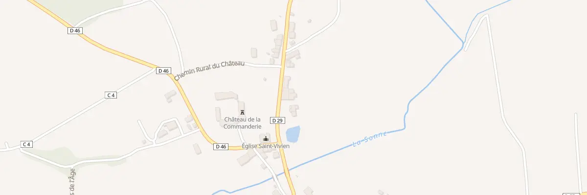 Plan du 2 Rte de Saint Gaultier à Luzeret