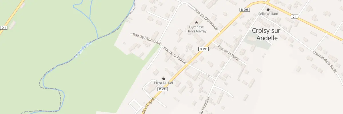 Plan du 9001 Rue de la Plume à Croisy-sur-Andelle