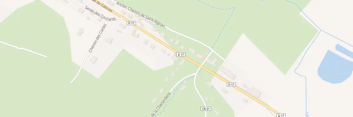 Plan du 25 Rue de Gâtines à Seigy