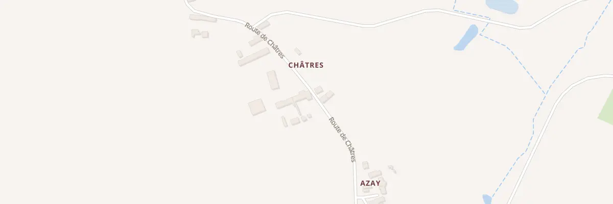 Plan du 2046 Rte de Chatres à Couddes