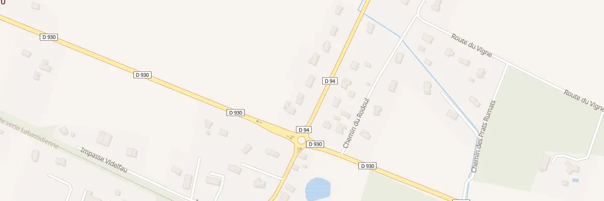 Plan du 65 Rte du Pont de Reynies à Orgueil
