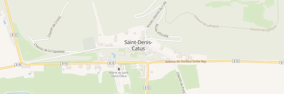 Plan du 5073 Saint Denis à Saint-Denis-Catus