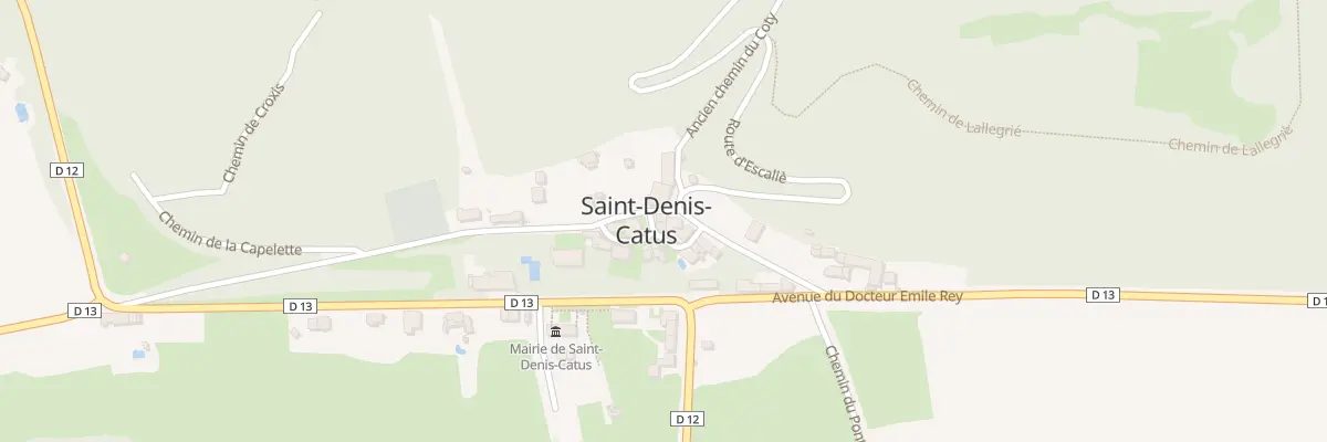 Plan du 5074 Saint-Denis à Saint-Denis-Catus