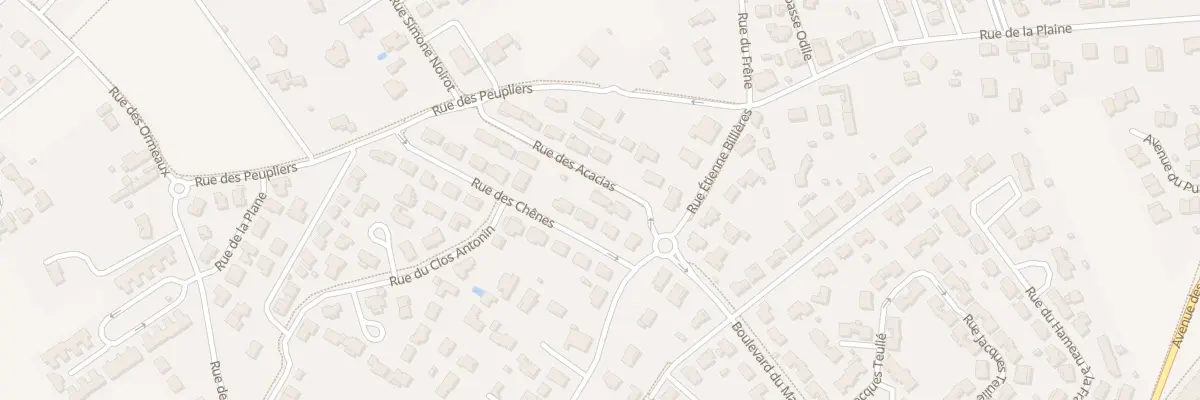 Plan du 3 Rue des Acacias à Fenouillet