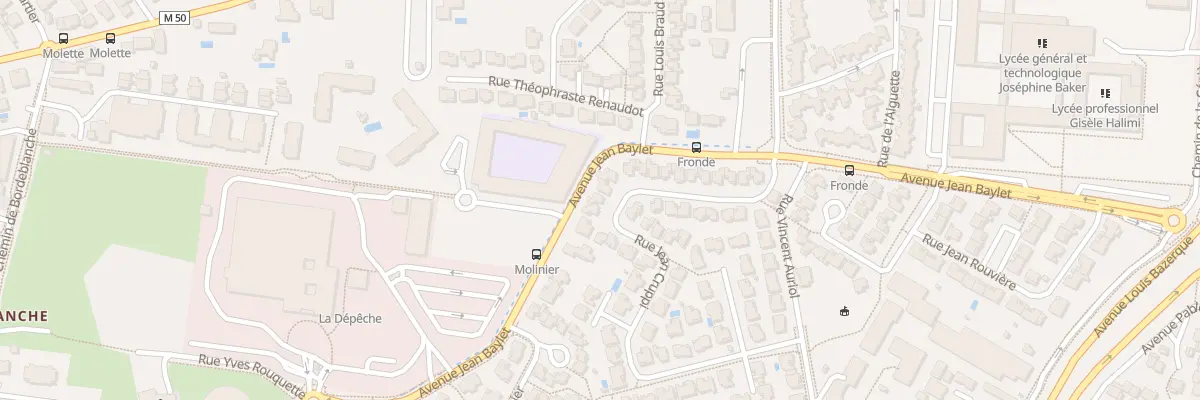 Plan du 37 Rue Jean Cruppi à Toulouse