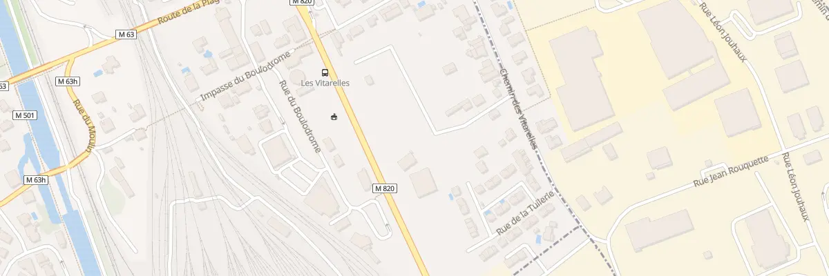 Plan du 74 Rue des Lacs à Lespinasse