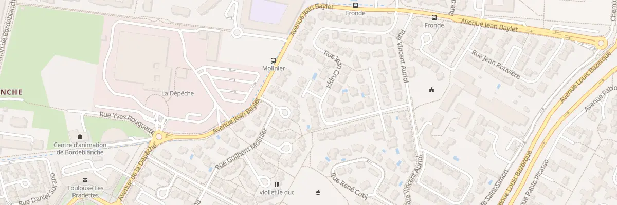 Plan du 15 Rue Jean Cruppi à Toulouse
