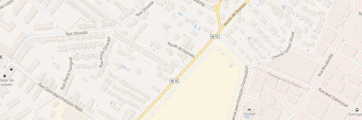 Plan du 57 Rte de Seysses à Toulouse