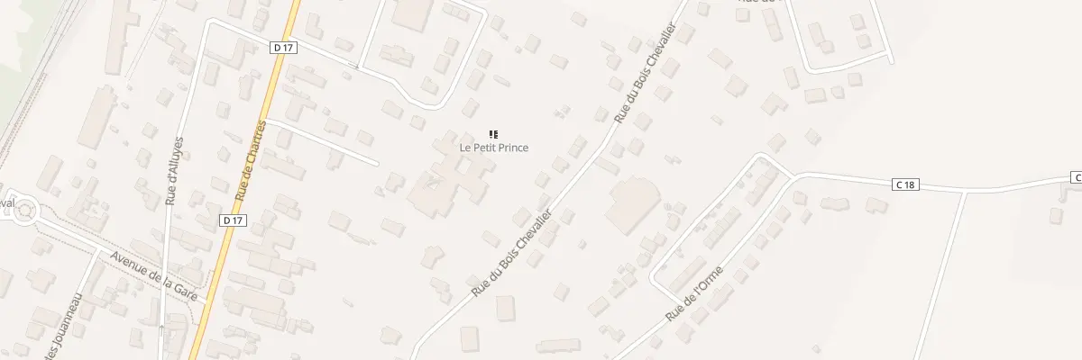 Plan du 11 Rue du Bois Chevalier à Bonneval