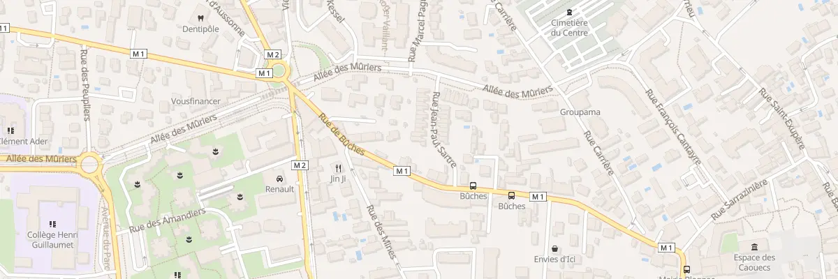 Plan du 5 Rue Jean-Paul Sartre à Blagnac