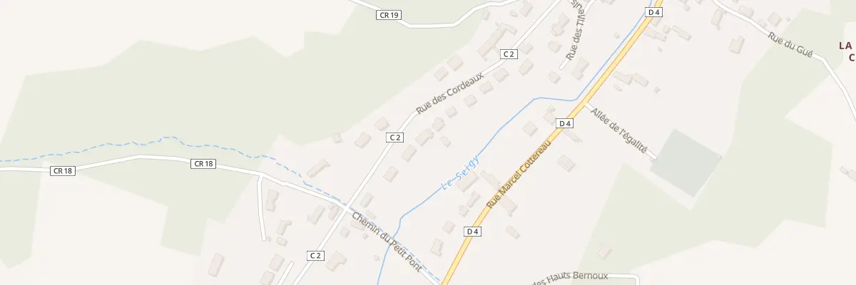 Plan du 15 Rue des Cordeaux à Seigy