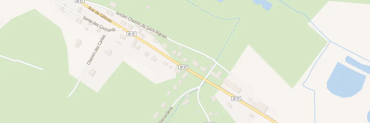 Plan du 28 Rue de Gâtines à Seigy