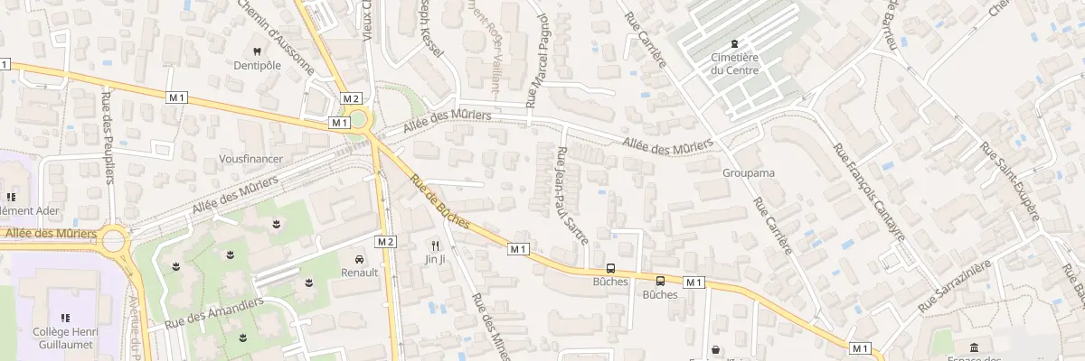 Plan du 15 Rue Jean-Paul Sartre à Blagnac