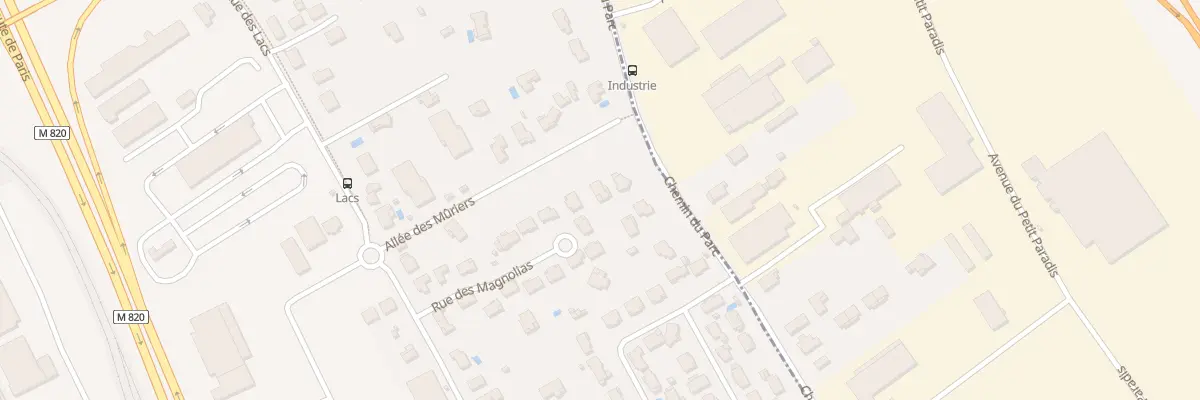 Plan du 19C Che du Parc à Lespinasse