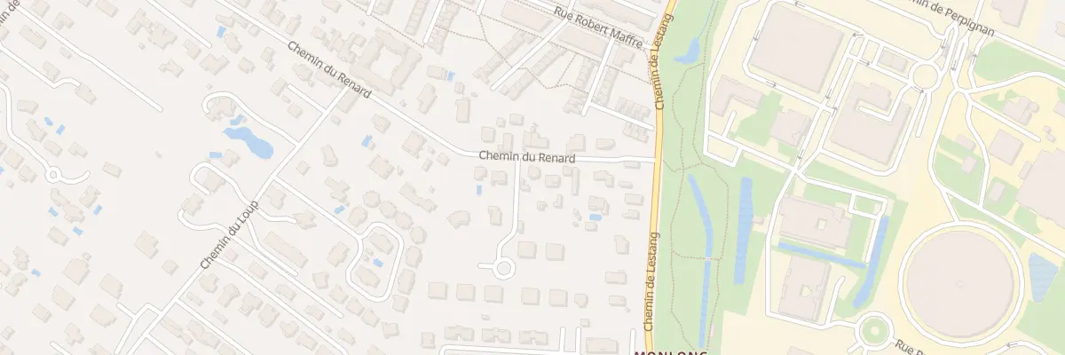 Plan du 11 Che du Renard à Toulouse