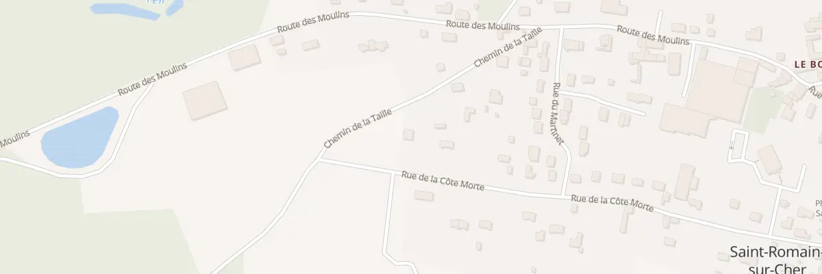 Plan du 36 Chem de la Côte Morte à Saint-Romain-sur-Cher