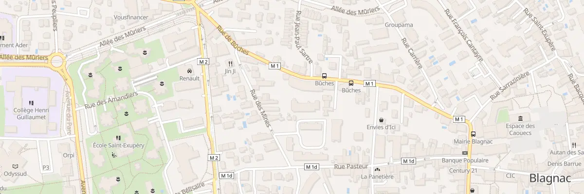 Plan du 33 Rue de Buches à Blagnac