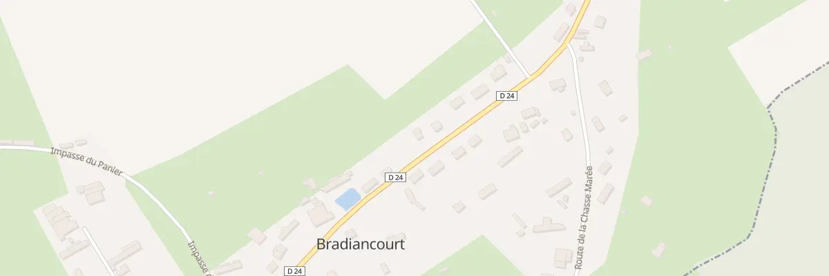 Plan du 390 Rue Charles Depaux à Bradiancourt