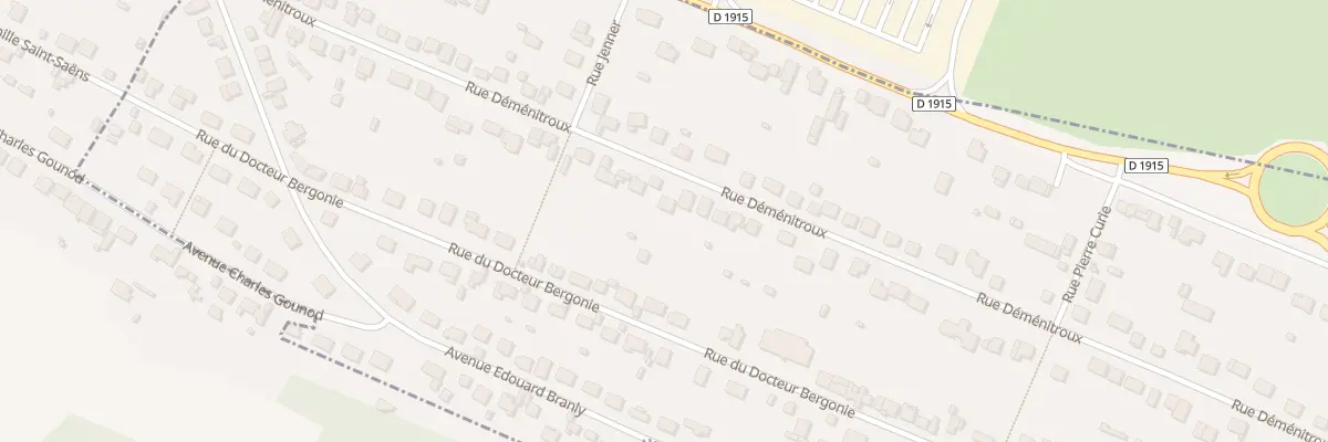 Plan du 73B Rue Déménitroux à Eu
