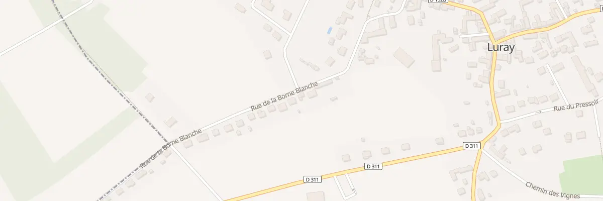 Plan du 15 Rue de la Borne Blanche à Luray