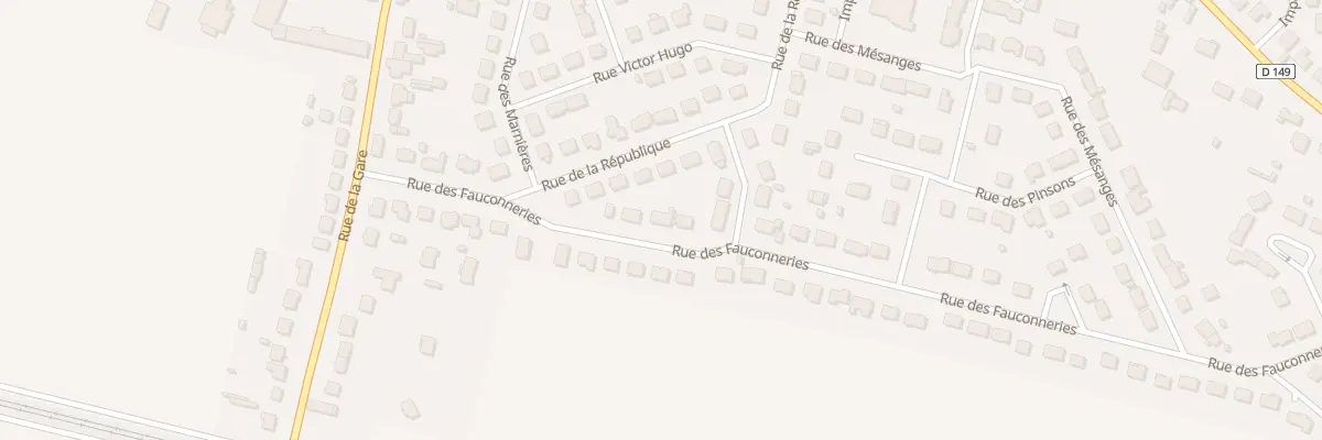 Plan du 13 Rue des Fauconneries à Amilly