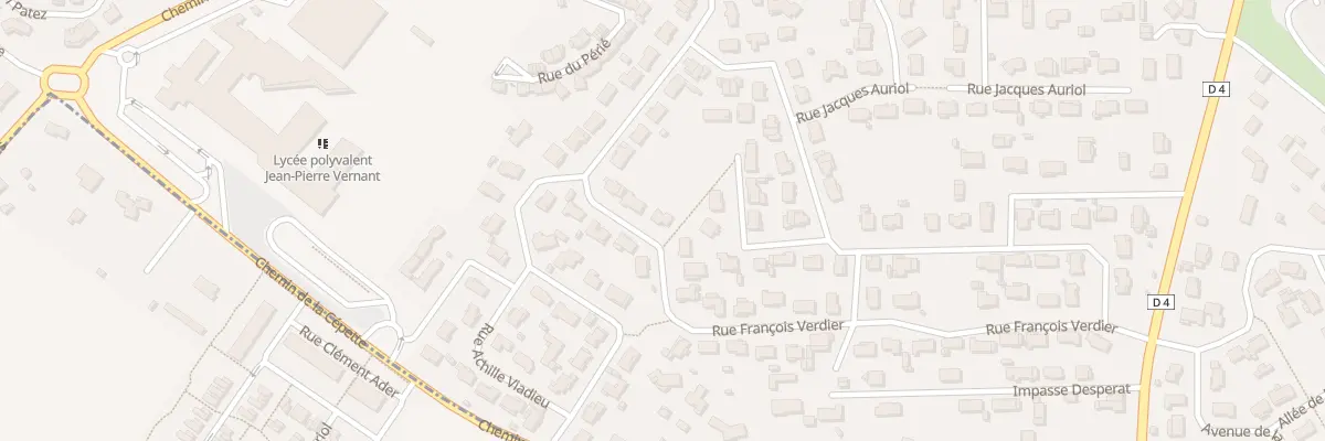 Plan du 29 Rue François Verdier à Pins-Justaret