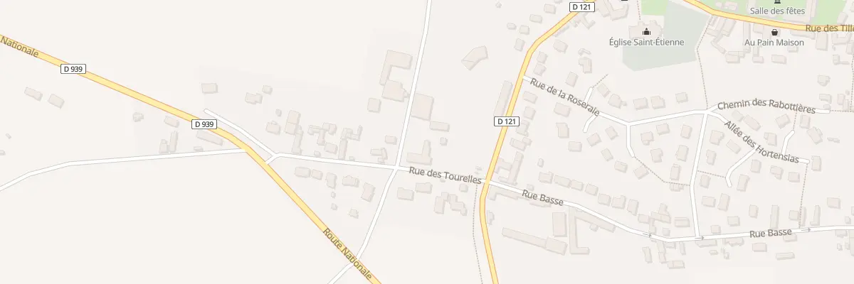 Plan du 1 Rue des Tourelles à Bailleau-l’Évêque