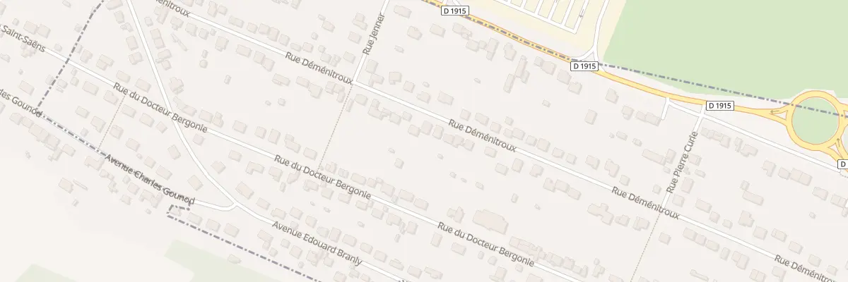 Plan du 73 Rue Déménitroux à Eu