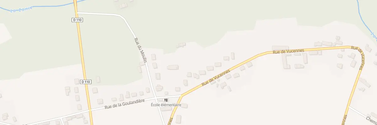 Plan du 8 Rue de Vucennes à Moléans