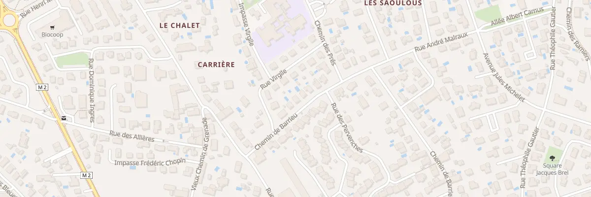 Plan du 72 Che Barrieu à Blagnac