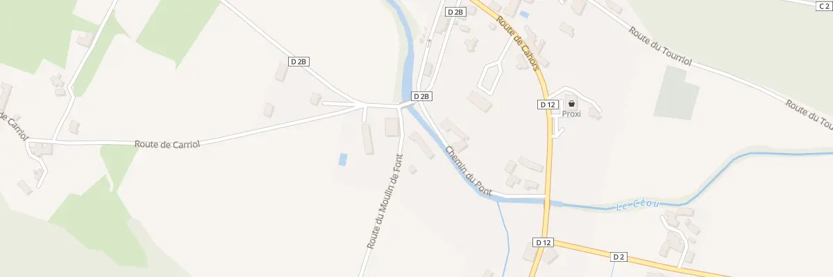 Plan du 35 Rte du Moulin de Font à Concorès