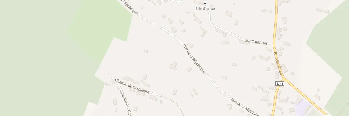 Plan du 7 Rue Cote de la Republique aux Hogues