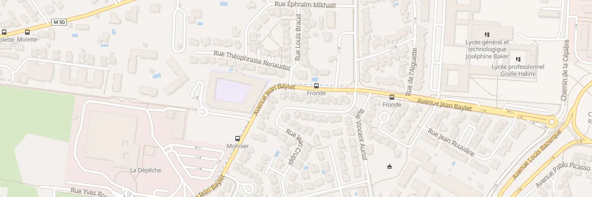 Plan du 47 Rue Jean Cruppi à Toulouse