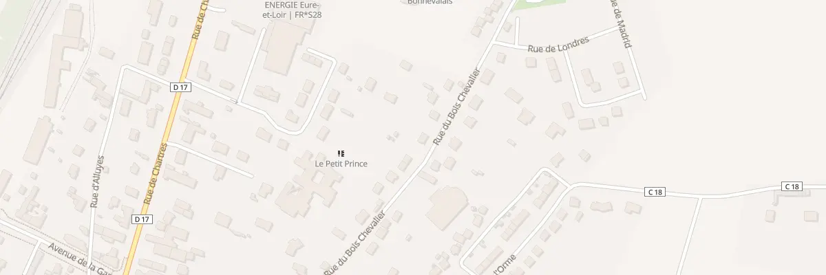 Plan du 19 Rue du Bois Chevalier à Bonneval